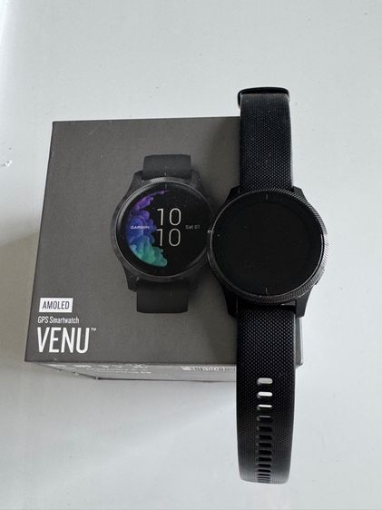 ดำ สแตนเลส Garmin VENU