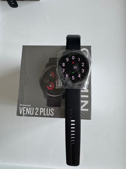 ดำ สแตนเลส Garmin VENU 2 Plus