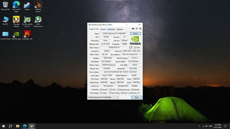 Palit gtx 1060 6GB Super Jetstream รูปที่ 6