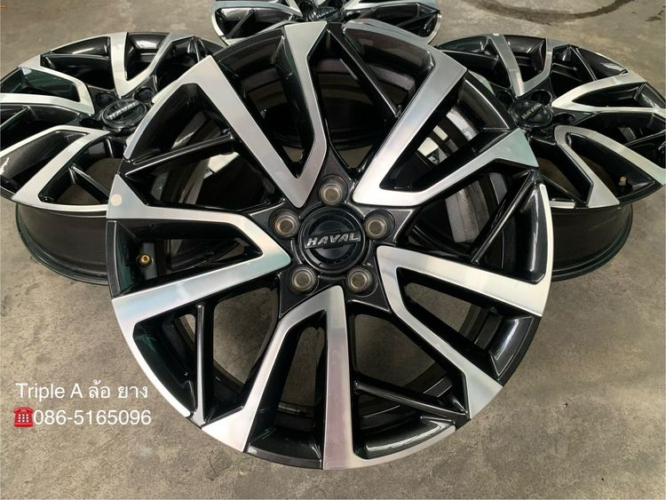 ✨ล้อแม็ก 5รู114✨HAVAL H6 PRO ขอบ 18 เทาหน้าเงา รูปที่ 2