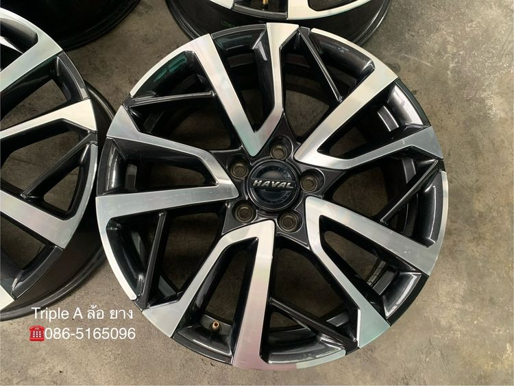 ✨ล้อแม็ก 5รู114✨HAVAL H6 PRO ขอบ 18 เทาหน้าเงา รูปที่ 3
