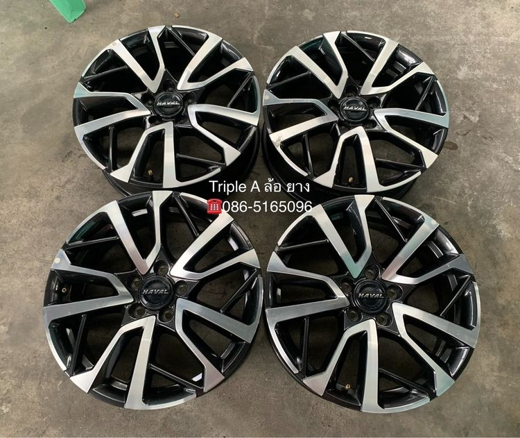 ✨ล้อแม็ก 5รู114✨HAVAL H6 PRO ขอบ 18 เทาหน้าเงา รูปที่ 7