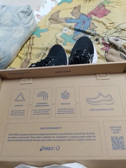 รองเท้ากีฬา asics US 10 รูปที่ 7