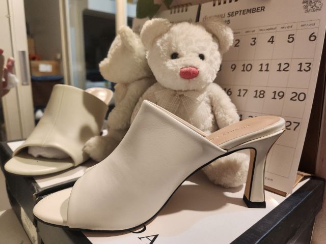 ขายด่วน รองเท้าส้นสูง 2 นิ้ว ยี่ห้อ Charles and Keith ของใหม่ของแท้ Size 36 ไม่เคยใช้เลย ขอขายขาดทุน  1,990.- แถมฟรีโต๊ะรีดผ้าตัวใหญ่ 1 ตัว