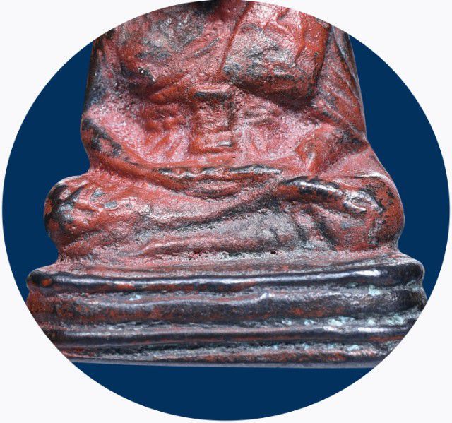 สวยมาก-ลงรักสีแดง พระเกจิอาจารย์ดังของภาคใต้ หลวงปู่ทวด วัดช้างให้ ปี 05 เบตง เลขใต้ฐาน รูปที่ 6
