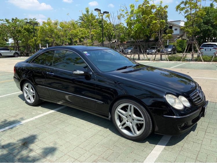 Mercedes-Benz CLK-Class 2008 CLK200 Kompressor Sedan เบนซิน เกียร์อัตโนมัติ ดำ รูปที่ 2