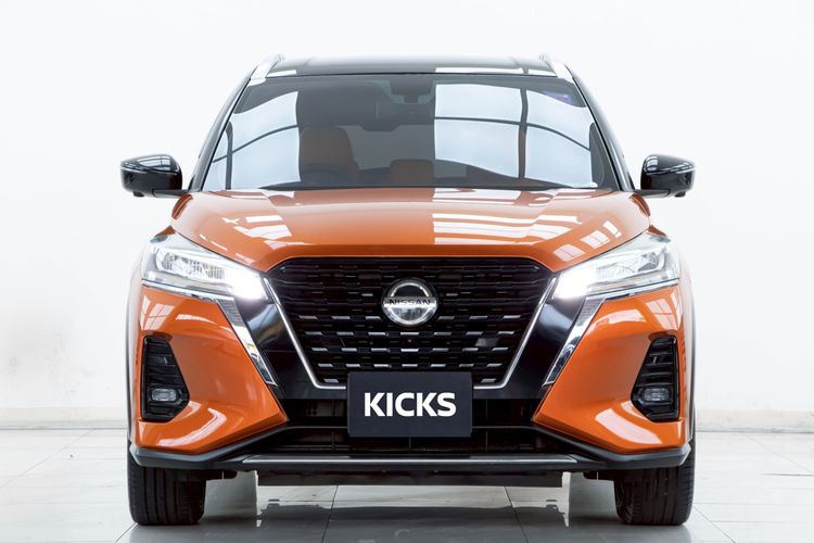 Nissan Kicks 2022 1.2 VL Utility-car ไฮบริด ไม่ติดแก๊ส เกียร์อัตโนมัติ ส้ม รูปที่ 4