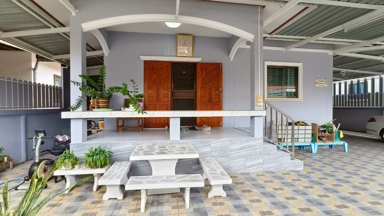 ขายบ้านเดี่ยว ชั้นเดียว 75.4 ตรว พื้นที่ใช้สอยเยอะมาก  ซอยวัดวชิรคาม  ต.ท้ายหาด อ เมือง จ.สมุทรสงคราม    รูปที่ 4