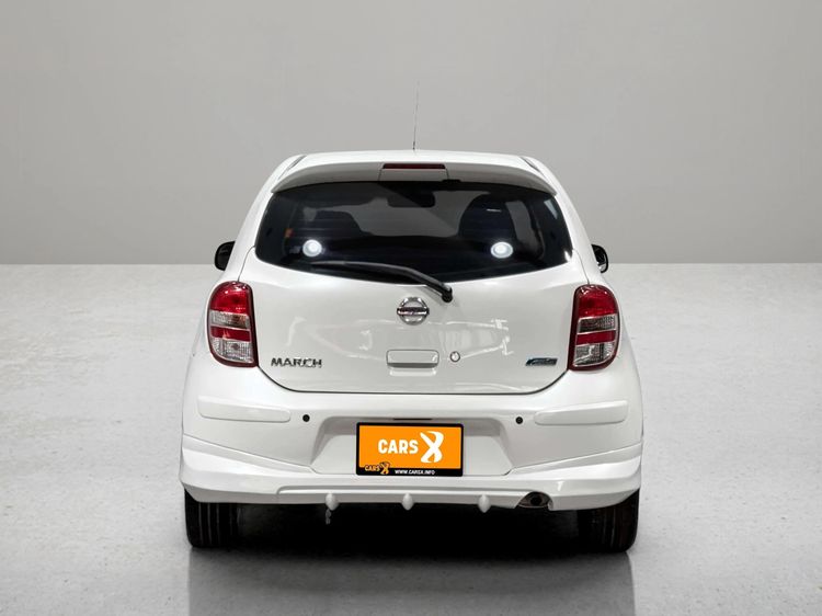 Nissan March 2013 1.2 E Sedan เบนซิน ไม่ติดแก๊ส เกียร์อัตโนมัติ ขาว รูปที่ 4