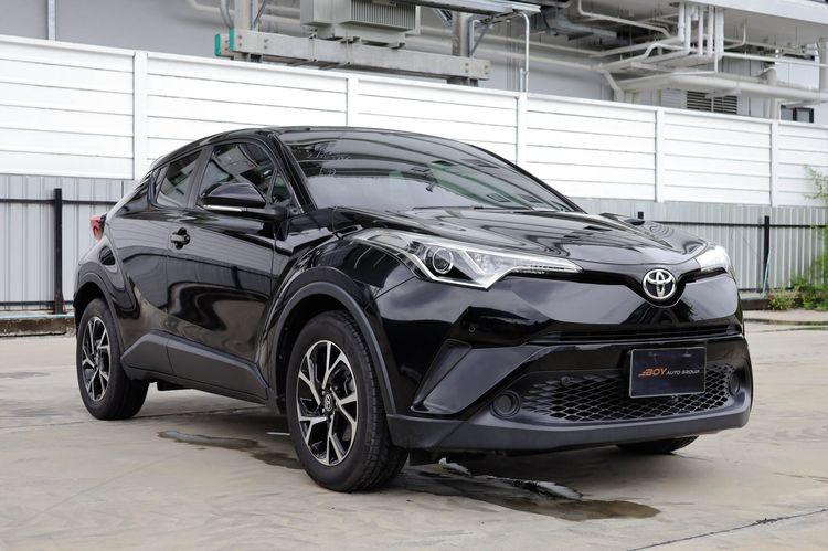 Toyota C-HR 2020 1.8 Entry Utility-car เบนซิน ไม่ติดแก๊ส เกียร์อัตโนมัติ ดำ รูปที่ 3