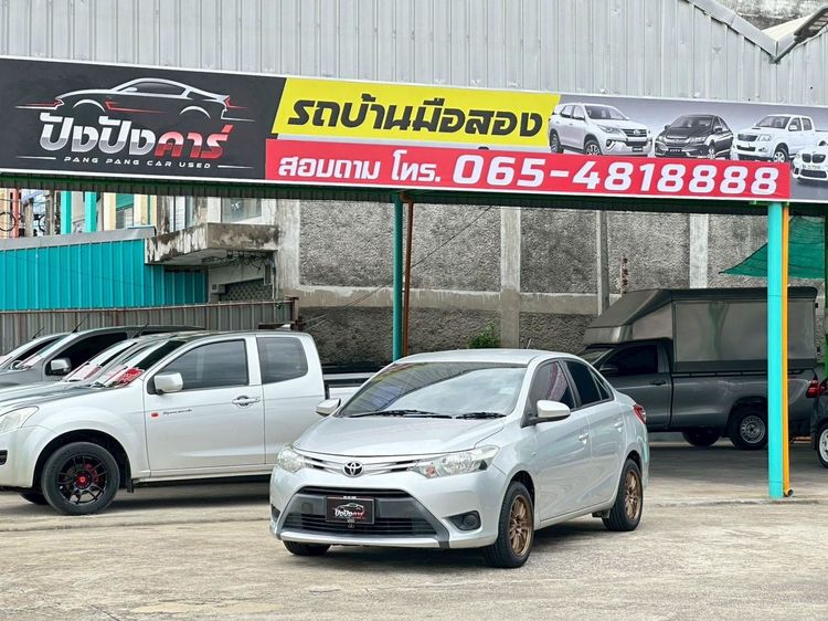 Toyota Vios 2015 1.5 J Sedan เบนซิน ไม่ติดแก๊ส เกียร์อัตโนมัติ เทา รูปที่ 3