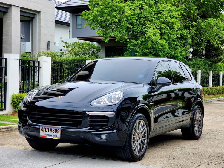 Porsche Cayenne 2017 3.0 V6 Hybrid Utility-car ไฮบริด ไม่ติดแก๊ส เกียร์อัตโนมัติ ดำ รูปที่ 2