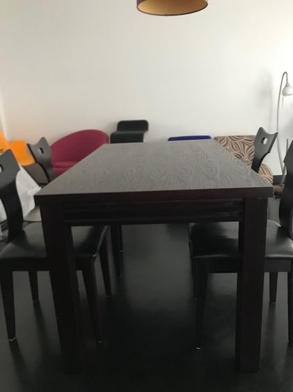 โต๊ะอาหารไม้ 4 ที่นั่ง ชุด รูปที่ 7