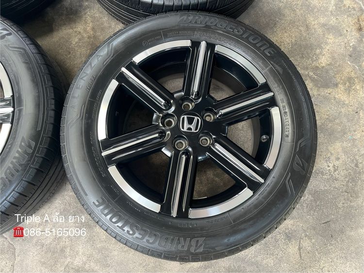 ✨ล้อแม็ก✨Honda HRV ตัวท็อป ขอบ 17 ดำหน้าเงา พร้อมยาง 215-60-17 Bridgestone💥ปี 22💥 รูปที่ 3