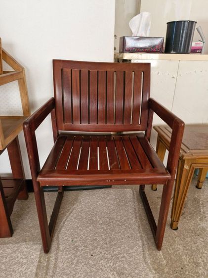 เก้าอี้ไม้ เก้าอี้สวน ไม้เนื้อแข็ง สภาพใหม่