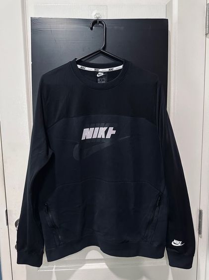 ดำ M แขนยาว สเวตเชิ้ต อื่นๆ เสื้อสเว็ตเตอร์คอกลม แบรนด์ Nike