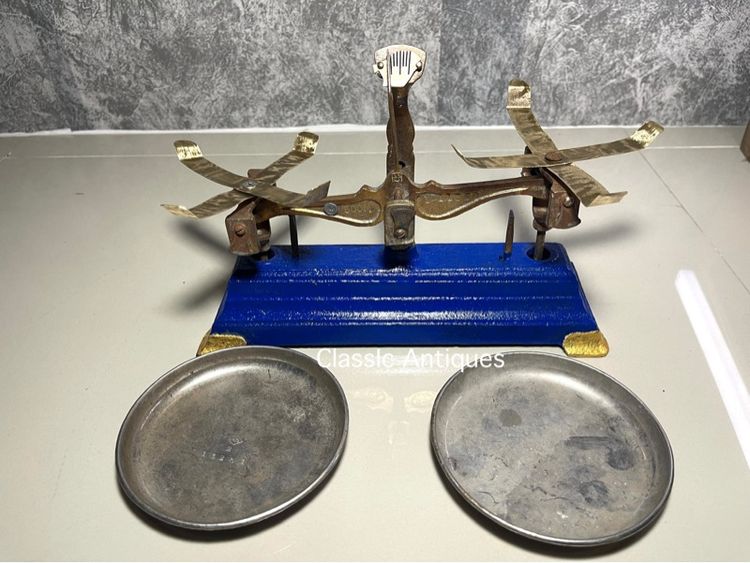 ตาชั่งทอง ตาชั่งยา โบราณเก่าสะสม A11 รูปที่ 8