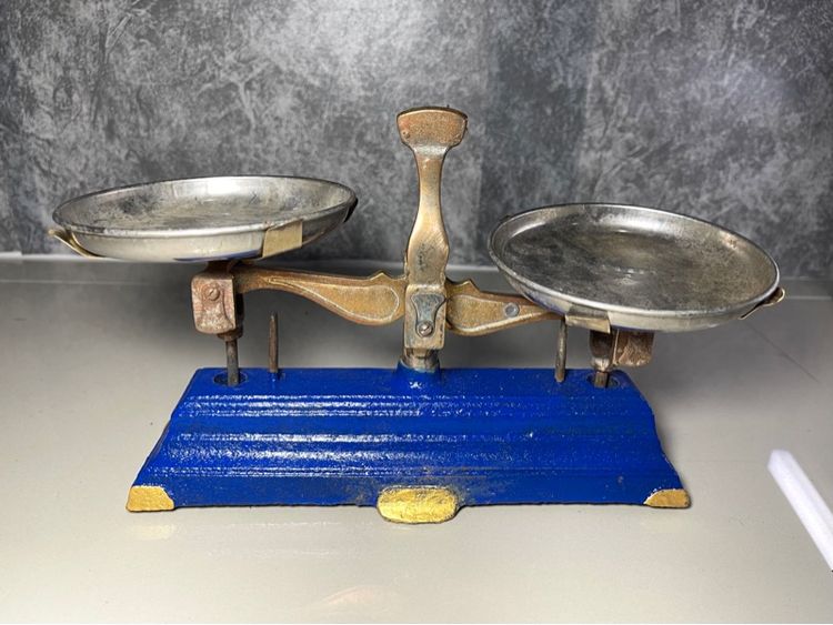ตาชั่งทอง ตาชั่งยา โบราณเก่าสะสม A11 รูปที่ 13