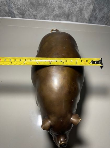 รูปปั้น หมู ทองเหลือง สะสม รูปที่ 16