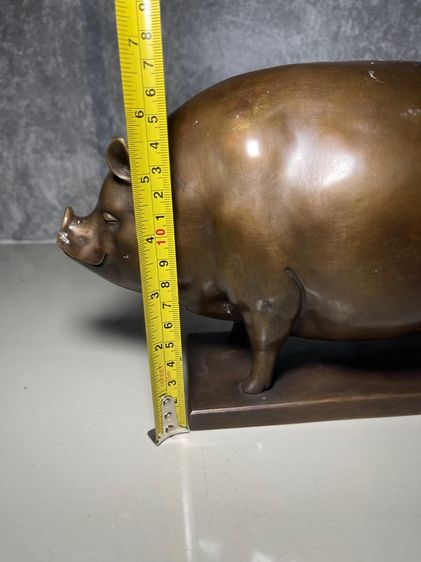 รูปปั้น หมู ทองเหลือง สะสม รูปที่ 14