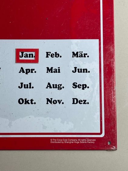 ปฎิทิน โค้ก โคคา-โคล่า เก่าสะสม รูปที่ 7