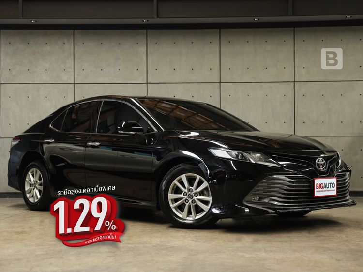 Toyota Camry 2019 2.0 G Sedan เบนซิน ไม่ติดแก๊ส เกียร์อัตโนมัติ ดำ