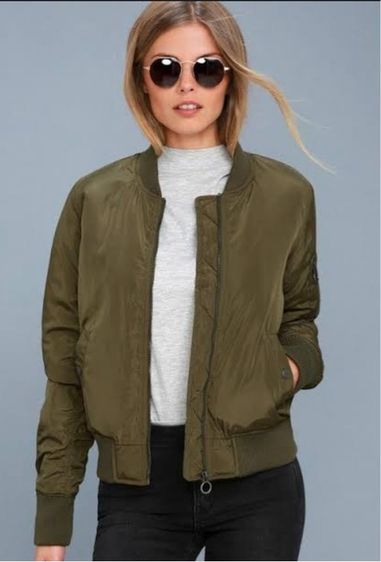 Stradivarius แท้ 💯 Bomber Jacket รูปที่ 9