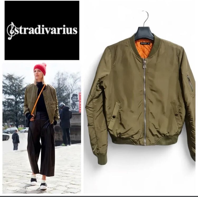Stradivarius แท้ 💯 Bomber Jacket รูปที่ 2