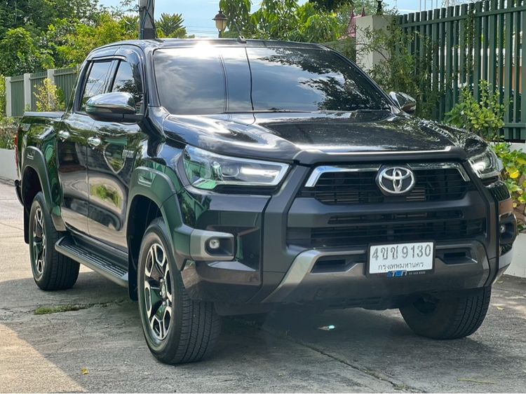 Toyota Hilux Revo 2023 2.4 Prerunner Mid Pickup ดีเซล ไม่ติดแก๊ส เกียร์อัตโนมัติ ดำ รูปที่ 3