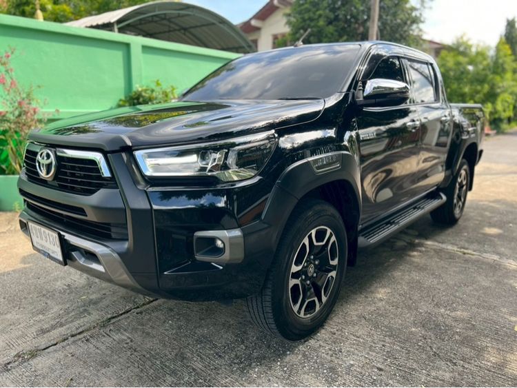 Toyota Hilux Revo 2023 2.4 Prerunner Mid Pickup ดีเซล ไม่ติดแก๊ส เกียร์อัตโนมัติ ดำ รูปที่ 2