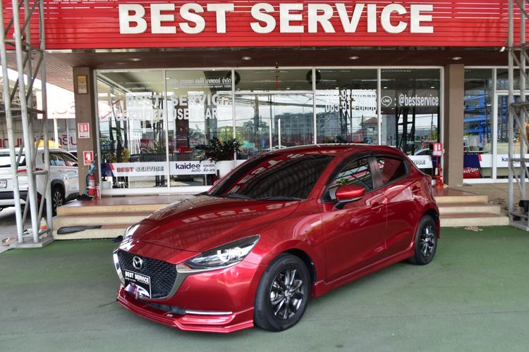 Mazda Mazda 2 2023 1.3 Sports High Connect Sedan เบนซิน ไม่ติดแก๊ส เกียร์อัตโนมัติ แดง