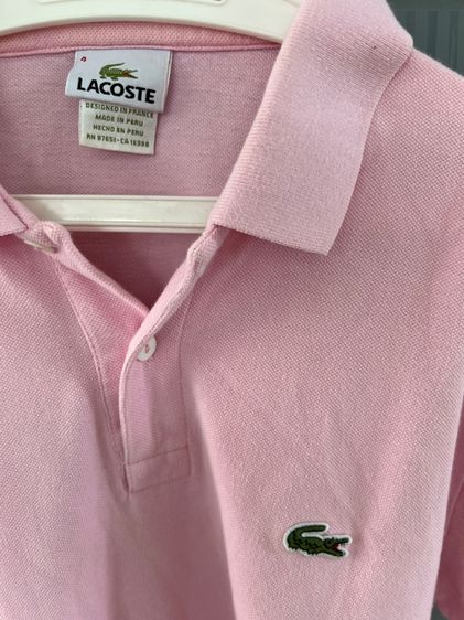 เสื้อโปโล lacoste แท้ อก37-39 รูปที่ 9