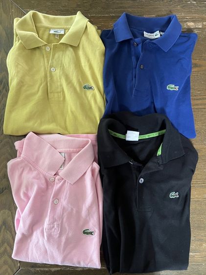 เสื้อโปโล lacoste แท้ อก37-39