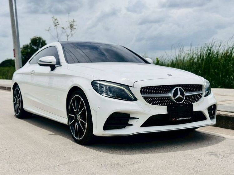 Mercedes-Benz C-Class 2021 C200 Sedan เบนซิน ไม่ติดแก๊ส เกียร์อัตโนมัติ ขาว รูปที่ 3