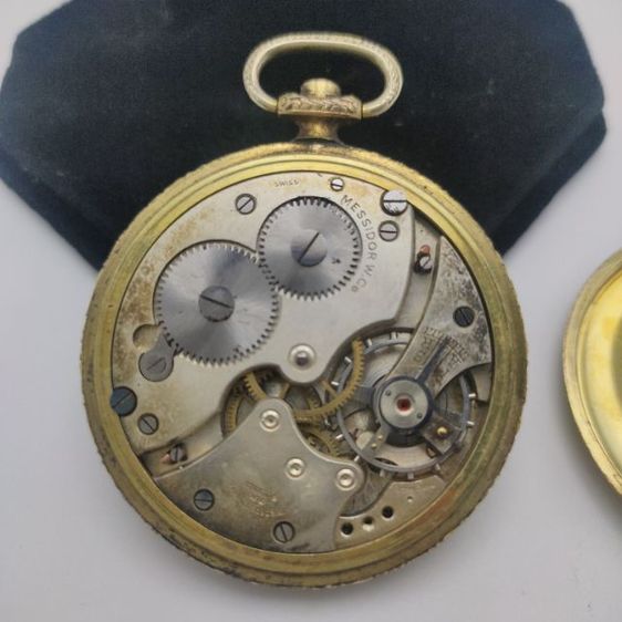 นาฬิกาพกโบราณ วินเทจ แบรนด์ Pallas ยุคปี 1900' ขนาด 48มม case Monitor ทองชุบงานโบราณ นาฬิกาไม่เดิน มะยมหลุดหายไป  รูปที่ 11