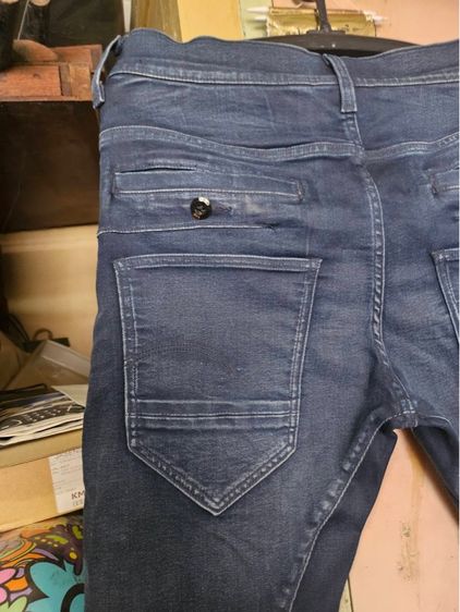ยีนส์ G-STAR RAW แท้ รุ่นหายาก D-Staq ZIP SLIM สภาพใหม่ ราคาเบา รูปที่ 9