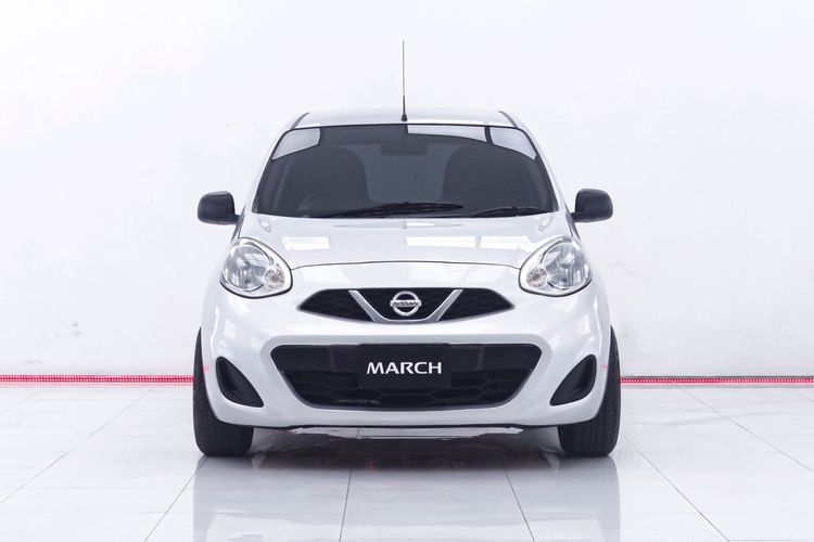 Nissan March 2016 1.2 S Sedan เบนซิน ไม่ติดแก๊ส เกียร์ธรรมดา เทา รูปที่ 4