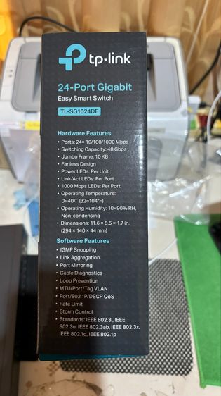 Managed Switch TP-Link 24 Port Gigabit Switching Hub TL-SG1024DE (11") ประกัน lifetime รูปที่ 7