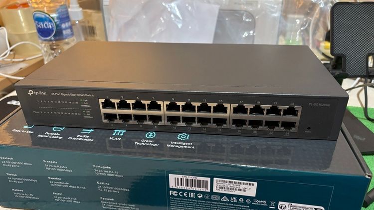 Managed Switch TP-Link 24 Port Gigabit Switching Hub TL-SG1024DE (11") ประกัน lifetime รูปที่ 2