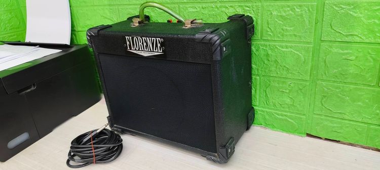ตู้แอมป์กีต้าร์ไฟฟ้า FLORENZE FG-25 ขนาด 25 วัตต์ พร้อมสายต่อ สภาพสวยพร้อมใช้งาน รูปที่ 7