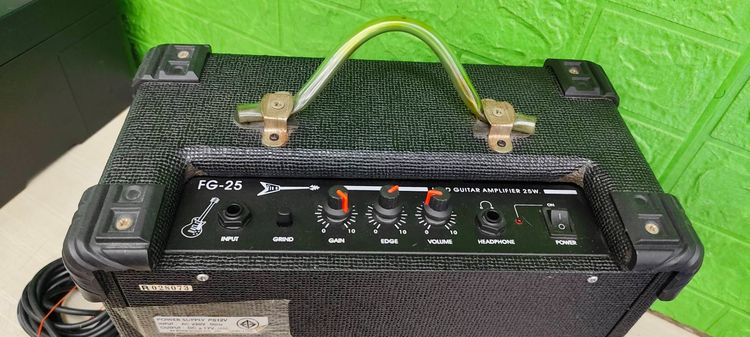 ตู้แอมป์กีต้าร์ไฟฟ้า FLORENZE FG-25 ขนาด 25 วัตต์ พร้อมสายต่อ สภาพสวยพร้อมใช้งาน รูปที่ 3