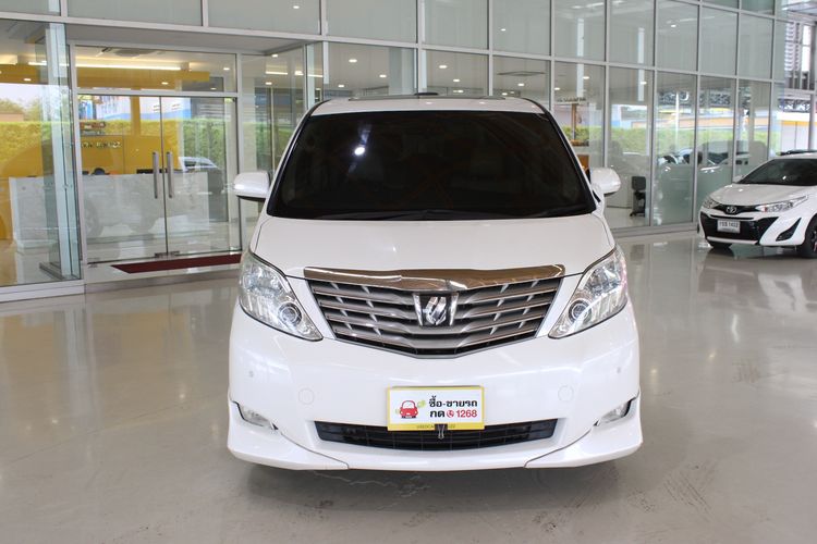 Toyota Alphard 2009 3.5 V Van เบนซิน ไม่ติดแก๊ส เกียร์อัตโนมัติ ขาว รูปที่ 2