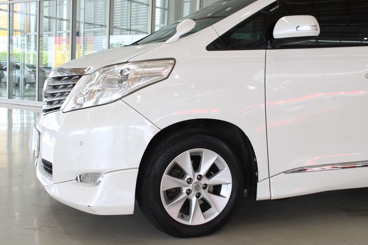 Toyota Alphard 2009 3.5 V Van เบนซิน ไม่ติดแก๊ส เกียร์อัตโนมัติ ขาว รูปที่ 4
