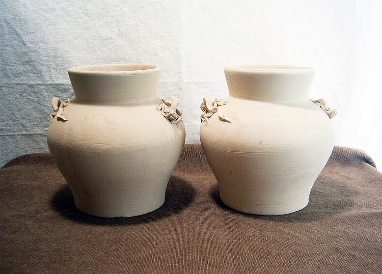 แจกันดินเผาสีธรรมชาติ รูปที่ 3