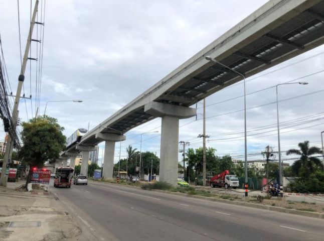 ขายด่วนที่ดินพร้อมสิ่งปลูกสร้างที่สมุทรปราการ ติดถนนใหญ่ อยู่ระหว่างสถานีศรีเทพา และ สถานีทิพวัลย์ ราคาต่อรองได้ครับ 0909716516  รูปที่ 4