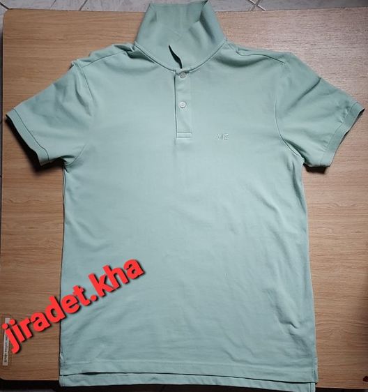 AIIZเสื้อโปโลผู้ชาย  สินค้าไซส์ (M.) สินค้ามี 2  สีตามภาพถ่าย สภาพเสื้อสมบูรณ์ ใช้งานน้อยมาก (ราคาขายต่อ 1 ตัว) รูปที่ 5