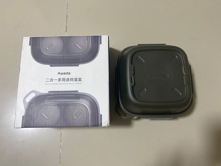 2-in-1 กล่องไข่ Outdoor Camping กล่องเก็บไข่และ Steamer Shatterproof Leakproof แบบพกพา