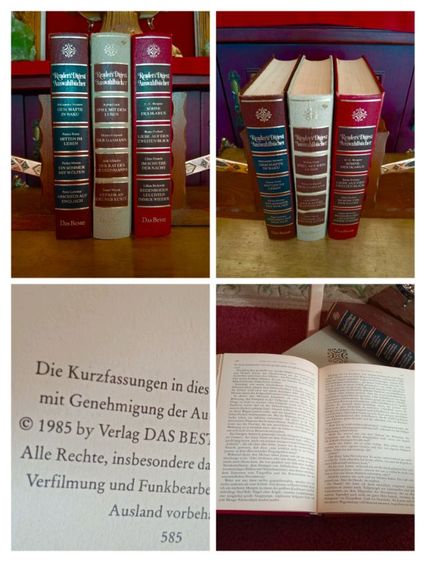 หนังสือพจนานุกรมภาคภาษาอังกฤษปกหนังเก่าโบราณสภาพเยี่ยม รูปที่ 2