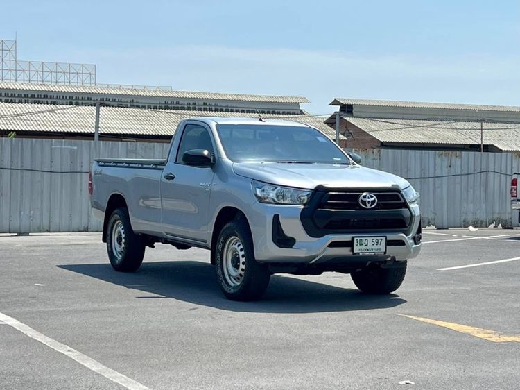 Toyota Hilux Revo 2021 2.8 G 4WD Pickup ดีเซล ไม่ติดแก๊ส เกียร์ธรรมดา เทา รูปที่ 2