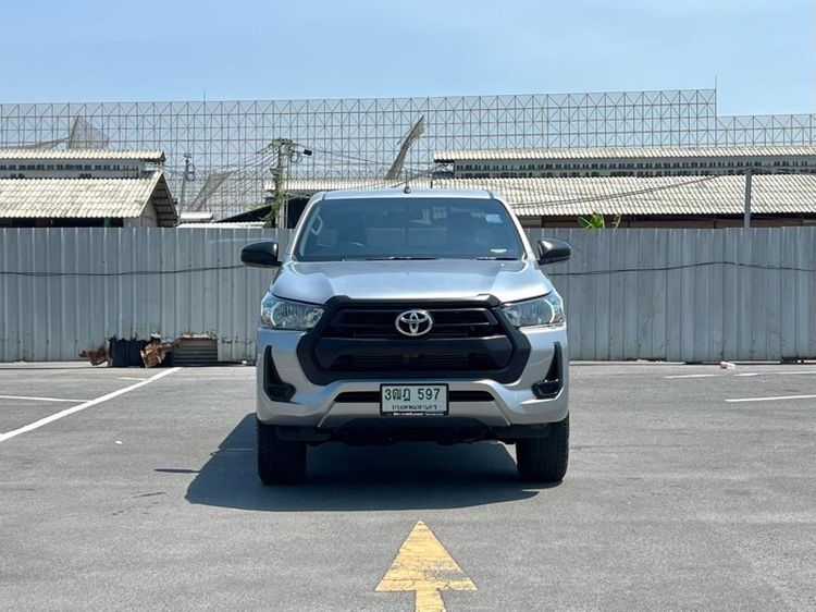 Toyota Hilux Revo 2021 2.8 G 4WD Pickup ดีเซล ไม่ติดแก๊ส เกียร์ธรรมดา เทา รูปที่ 3